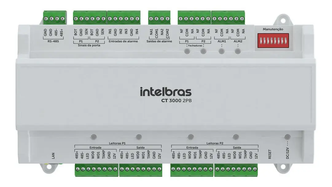 Controladora de acesso Intelbras CT 3000